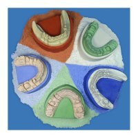 Гіпс Base Stone FL, 2.5 кг, зелений, цокольний, IV клас