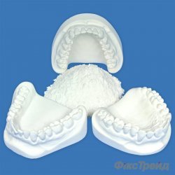 Гіпс Ortho Plaster, 5 кг, сніжно-білий, ІІІ клас, ортодонтичний