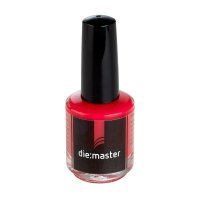 Лак die:master red для штампиків червоний, 15 мл, 15 мкм